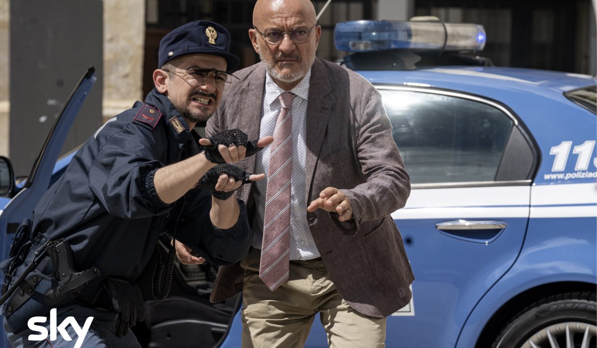 Cops Una Banda di poliziotti con Claudio Bisio Credits SKY e Gianni Fiorito